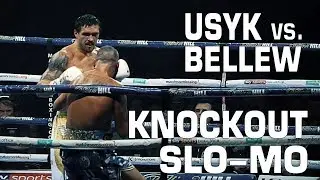 Усик - Белью. Нокаут. Usyk vs. Bellew. KO. Slo-mo.