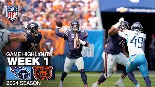 Tennessee Titans vs. Chicago Bears | NFL 2024 Week 1 Game Highlights