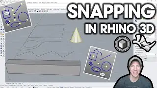 The ULTIMATE GUIDE to Snapping in Rhino!