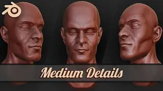 How to sculpt stylized face in Blender 2.8 Tutorial | Part 2