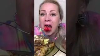 мукбанг помидорный #mukbang #eatingshow #мукбанг #еда