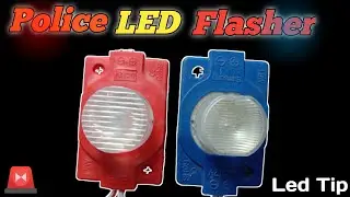 Simple  Police Led Flasher 12v | Without IC