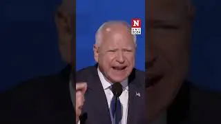 Walz Concludes DNC Speech With Football Analogy: 'We Have The Right Team'