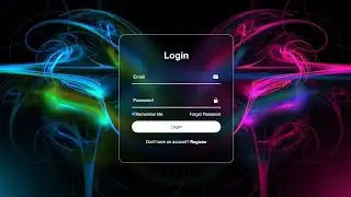 Animated Login Page Design using HTML CSS | Code Aashu