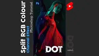 How to Split RGB Color Channel Effect Photoshop Tutorial in Tamil 
