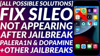 [FIX] Sileo not showing up | Sileo not appearing after jailbreak | Palera1n & Dopamine + Other JBs