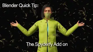 Blender Quick Tip: The Spyderfy Add on