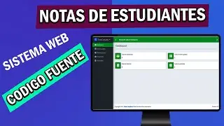 ✅SISTEMA DE NOTAS PARA ESTUDIANTES EN PHP Y MYSQL+ Código Fuente 2024