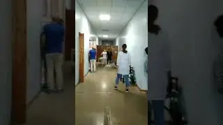 Буйный пациент в ГБ №1 неврологическое отделение