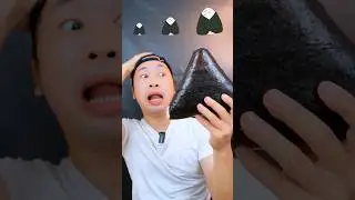 Makan Onigiri Kecil, Sedang, Besar🍙 
