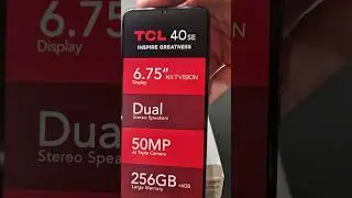 Unboxing TCL 40 SE, performance straordinarie