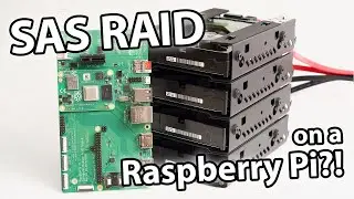 Enterprise SAS RAID ...on a RASPBERRY PI?!