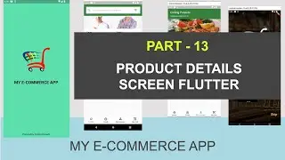 Product Details Screen Flutter - 13 - Flutter eCommerce App With Firebase