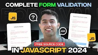 Complete JavaScript Form Validation Tutorial: Registration, Login & Hosting🔥