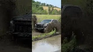 ZR2 Off-Roading Mud Puddle Dare!! #shorts #zr2 #offroading