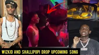 Shallipopi Performs New Song Laho With Wizkid As They Shutdown Lagos Club Last Night With Wande Coal