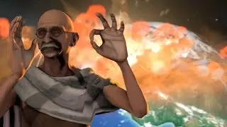 Civilization VI: Nuclear Gandhi