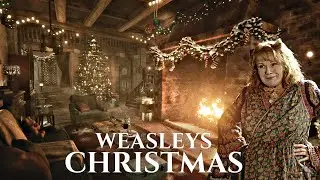 🎄 Spending Christmas Day with the Weasleys at the Burrow 🎁 Harry Potter inspired Ambience & Music