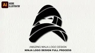 How to Create Amazing Ninja Logo Design In Adobe Illustrator CC