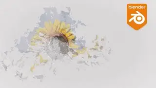 AE「blender」Simple Slideshow in Blender EEVEE | Ink&Watercolor Effect