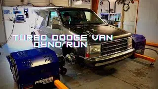 Turbo Dodge Van on the Mainline!