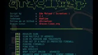 Dracnmap-Network Gathering and Exploit on Kali Linux