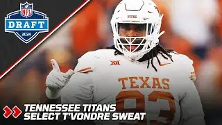 Tennessee Titans Select DT TVondre Sweat | 2024 NFL Draft | PFF