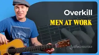 Overkill by Men At Work - Guitar Lesson | Colin Hays Acoustic Version!