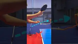Как делать топс слева по подрезке стабильно/how to make a top-spin the left undercut