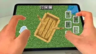 How To MLG BOAT In MCPE With The New Controls (Handcam)