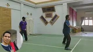 Maen Badminton bersama Ust Dewan