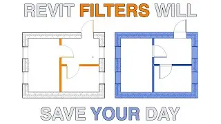 Rule-based and selection filters - Revit tutorial in 120 seconds