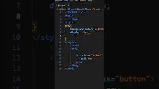 Create button html css | beginner's guide| full video on our Channel #button #htmlfullcourse #shorts