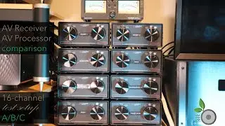 16-Ch Sound Comparison AV Receiver AV Processor Test Setup