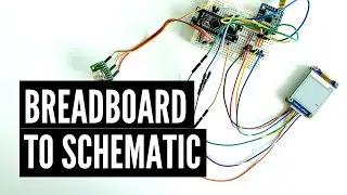 Create schematic from breadboard prototype & dev boards (Part 1) // KiCad, Arduino, LoRa, GPS, E-ink