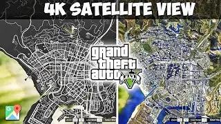 GTA5 4K SATELLITE MODE | GOOGLE MAPS SATELLITE MOD IN GTA5
