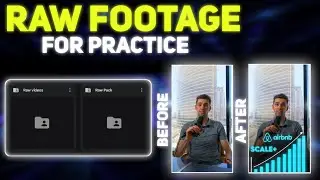 Raw Footage for Editing Practice | FULL PACK | with Download Link