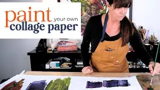 Improve Your Color Skills by Painting Your Own Collage Paper | Color Study Part 2