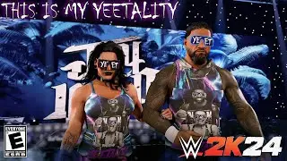 WWE2K24 Jey Uso & Rhea Ripley New Entrance 💕 This Is My YEETALITY!