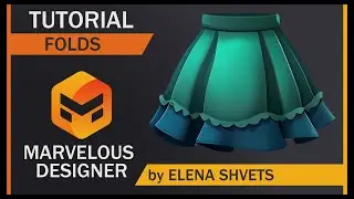 Складки в Marvelous Designer \ Folds Marvelous Designer tutorial