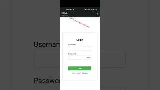 Login page with local storage as database || make mobile a small database || Advanced login page