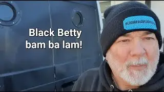 DIY paint job part 2 / Black Betty / shiny raptur / epic video / van build / colour change