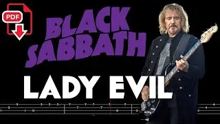 Black Sabbath – Lady Evil (🔴Bass Tabs | Notation) 