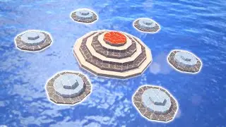 RAIDING a UNIQUE PANCAKE base complex built in water...