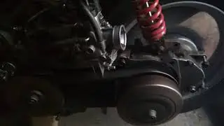 Прожиг глушителя (естественный) скутера Honda Dio AF 34 35 ZX