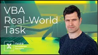 How to Use Excel VBA Code - Real Example P1