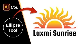 How To Create Sun Rise Logo Design In Illustrator || Sun  Logo Design In Illustrator