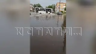 Настоящие тропические ливни обрушились на Дзержинск