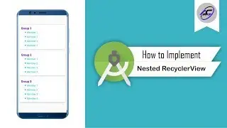 How to Implement Nested RecyclerView in Android Studio | NestedRecyclerView | Android Coding