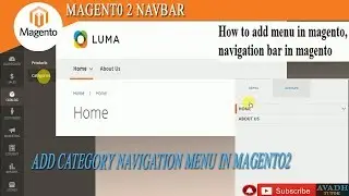 how to add navigation in magento 2 || how to add categories navigation menu in magento 2